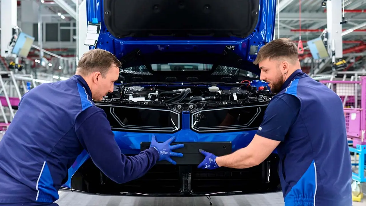 BMW i3 fabric&aacute;ndose en Munich