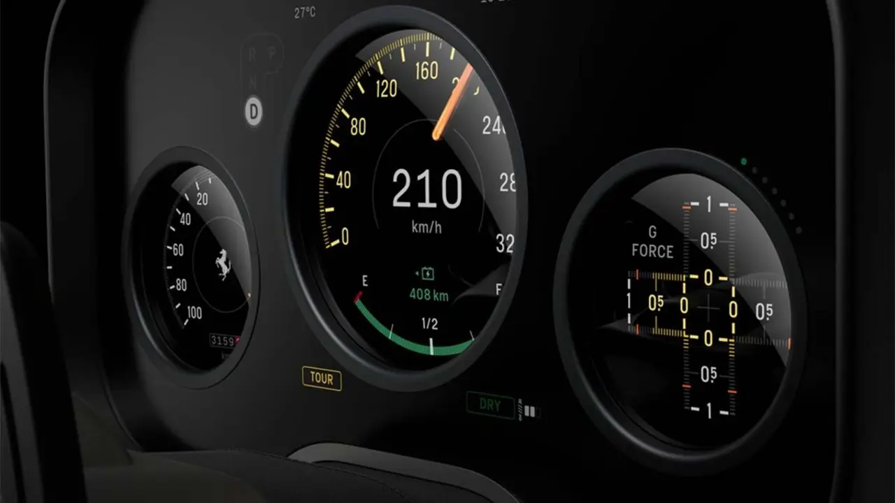 Ferrari Luce (Velocidad y aceleraci&oacute;n)
