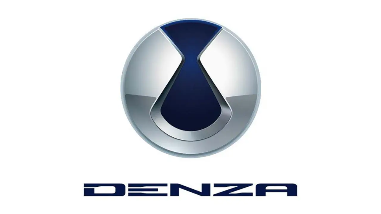Logotipo de Denza, marca premium de BYD