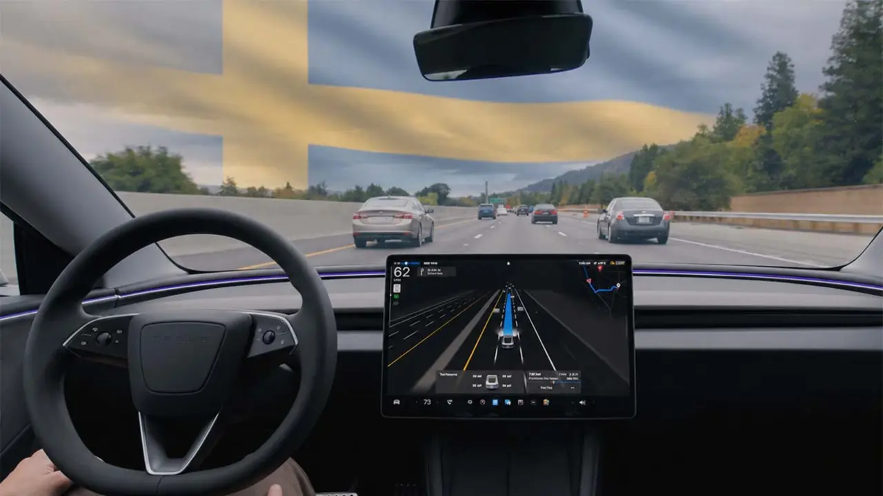 Tesla FSD aprobado para pruebas en Suecia