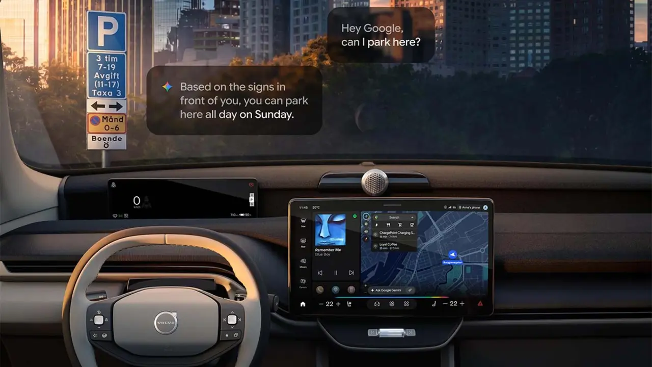 Integraci&oacute;n de Google Gemini IA y el coche Volvo EX60