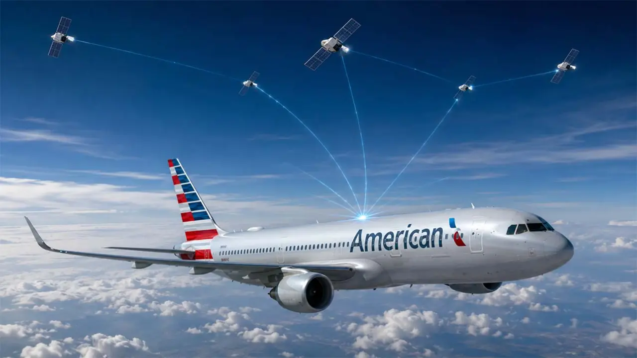 American Arilines tendr&aacute; internet satelital gracias a Starlink de SpaceX