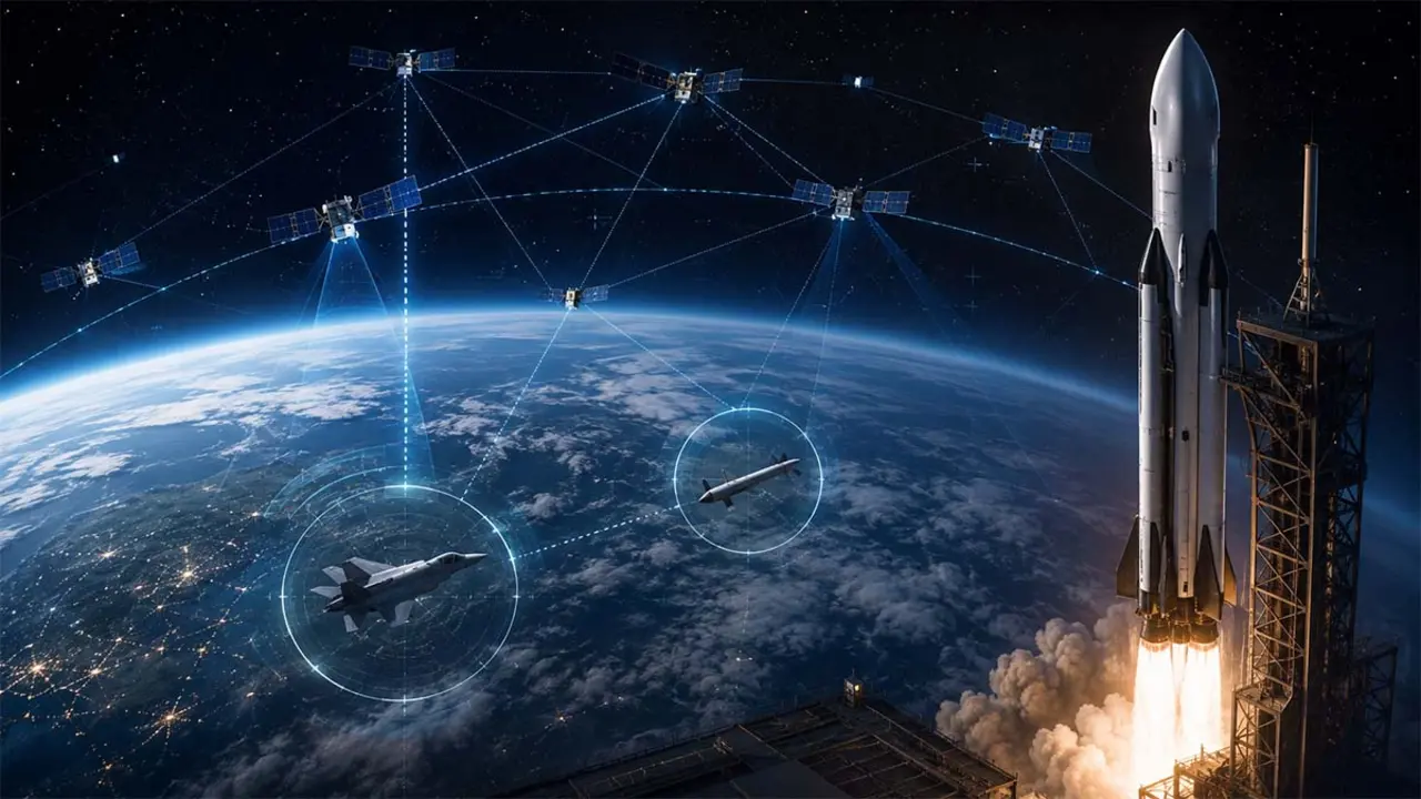 SpaceX contrato con el Petagono vigilar espacio