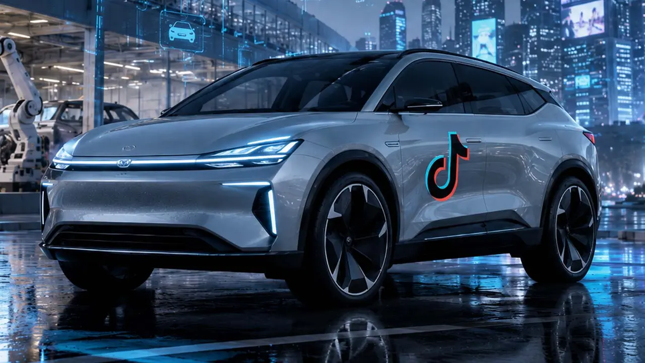 Coche el&eacute;ctrico de TikTok