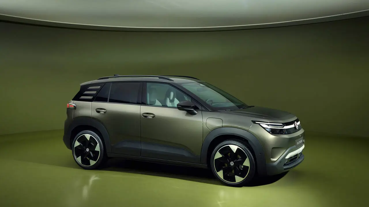 Volkswagen ID. Cross de color verde