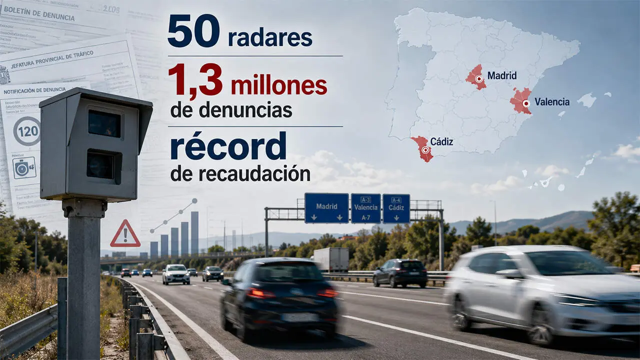 Los 50 radares que m&aacute;s cuidado tienes que tener en Espa&ntilde;a (2026)