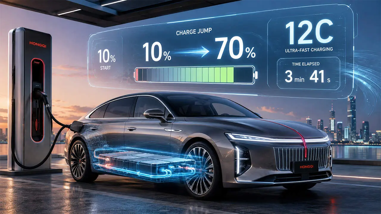Nueva bater&iacute;a Hongqi 12C