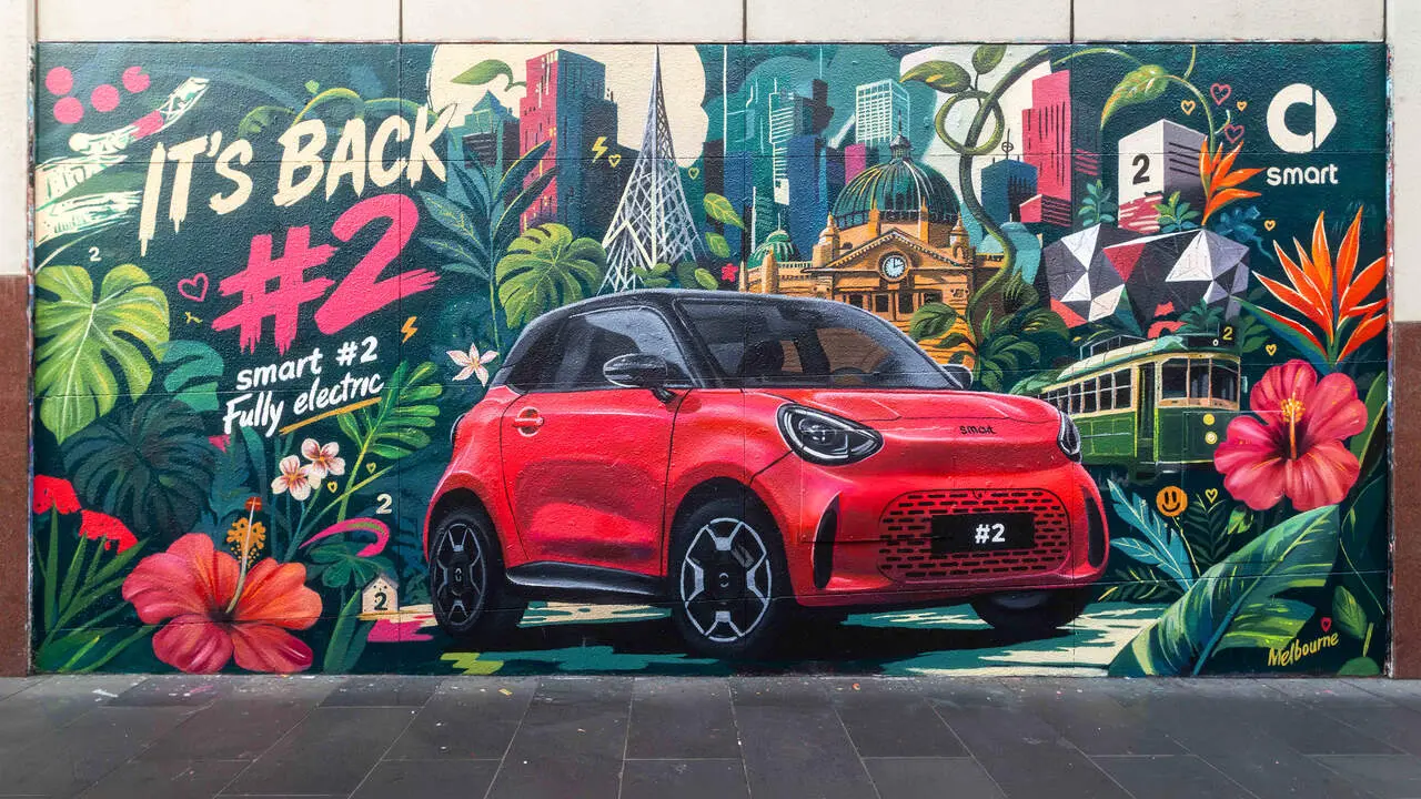Smart #2  en forma de mural
