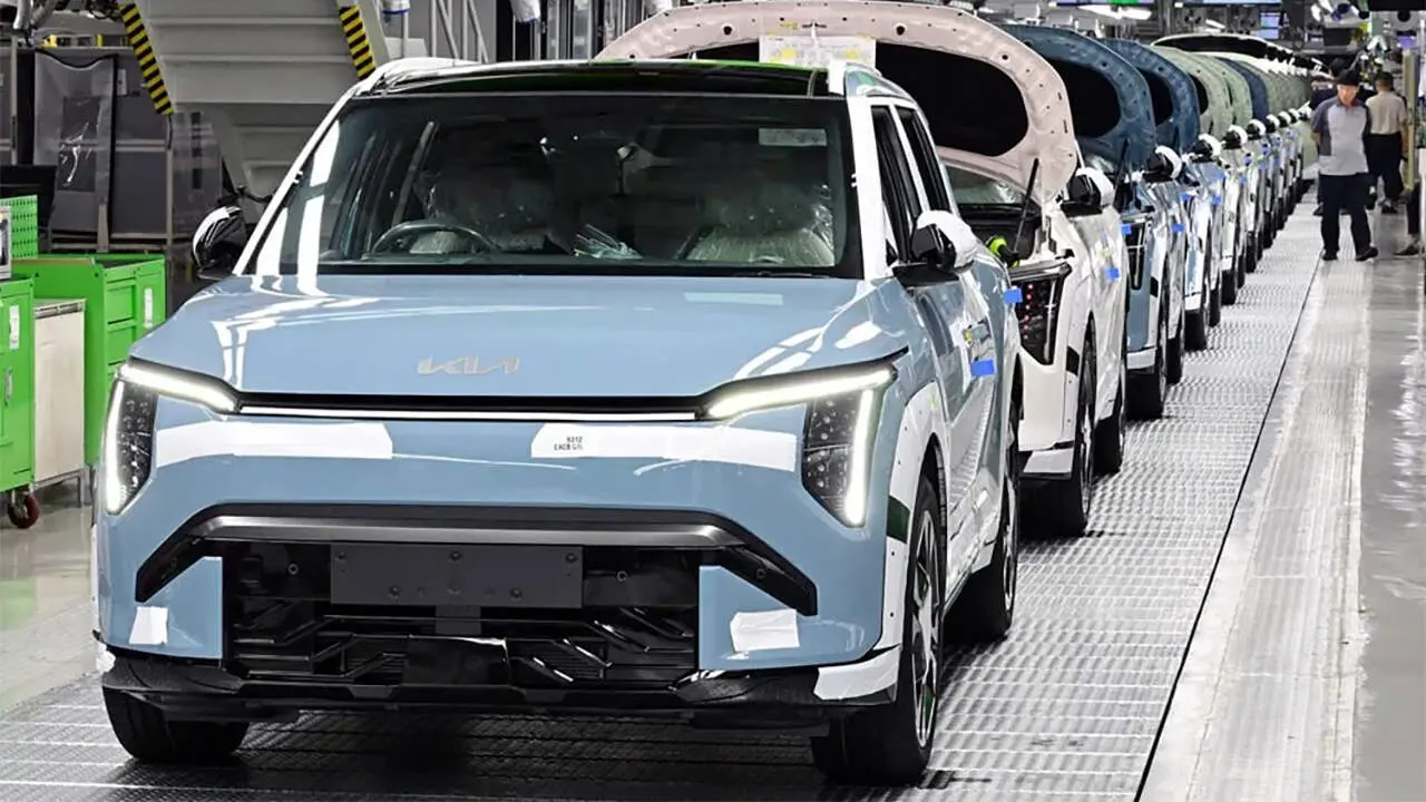 KIA EV3 fabric&aacute;ndose en M&eacute;xico