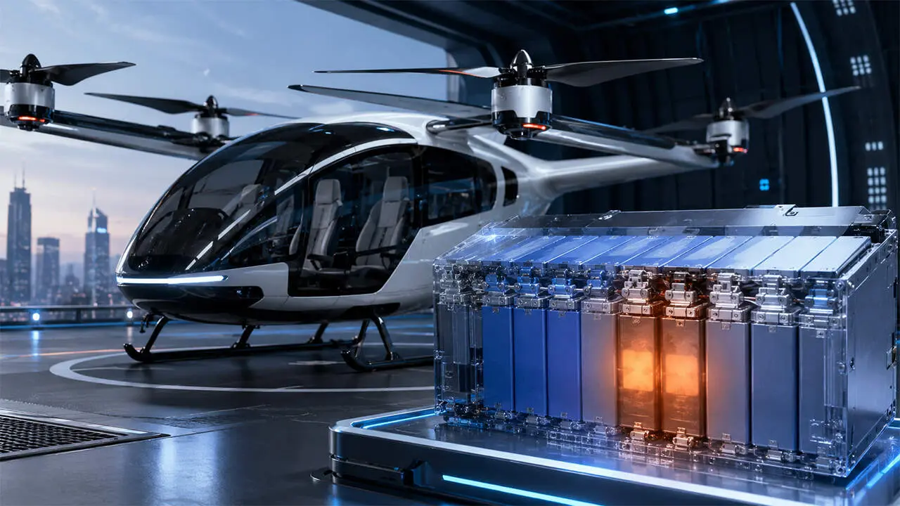 Nueva bater&iacute;a de CATL para uso en los EVTOL (taxis voladores)