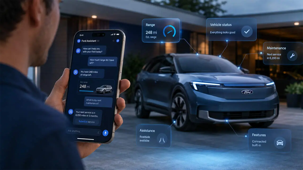 Ford aumenta la integraci&oacute;n de la IA ChatGPT con el veh&iacute;culo