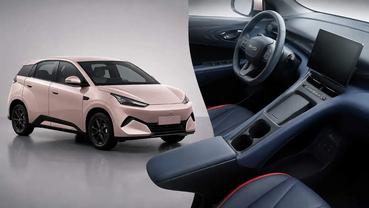 Se filtra el interior del nuevo BYD Dolphin Surf (Seagull)