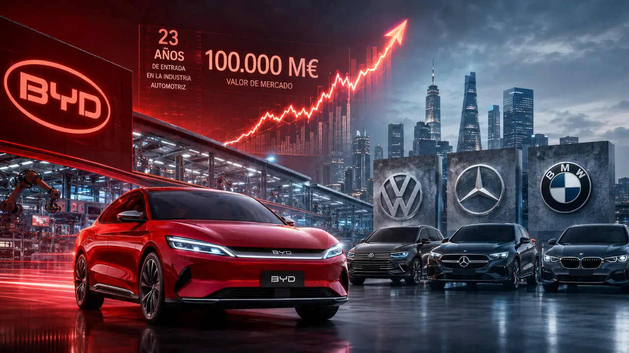 Valor de BYD, ya supera al valor de las marcas premium alemanas juntas