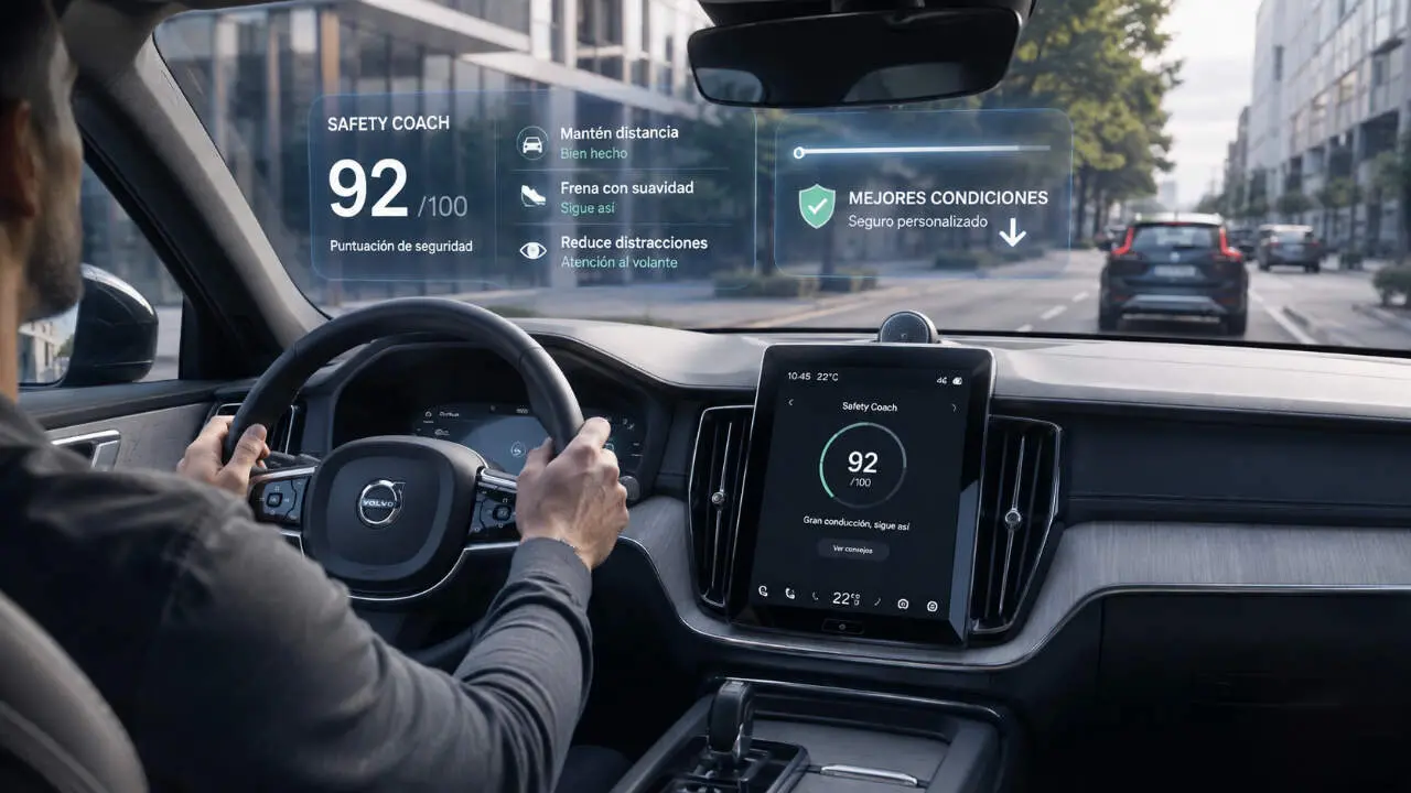 Volvo Safety Coach punt&uacute;a lo bien o mal que conduces
