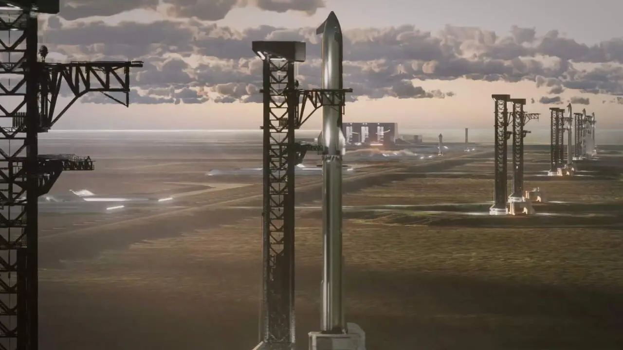SpaceX anuncia nueva Starbase con 12 torres de lanzamiento para Starship