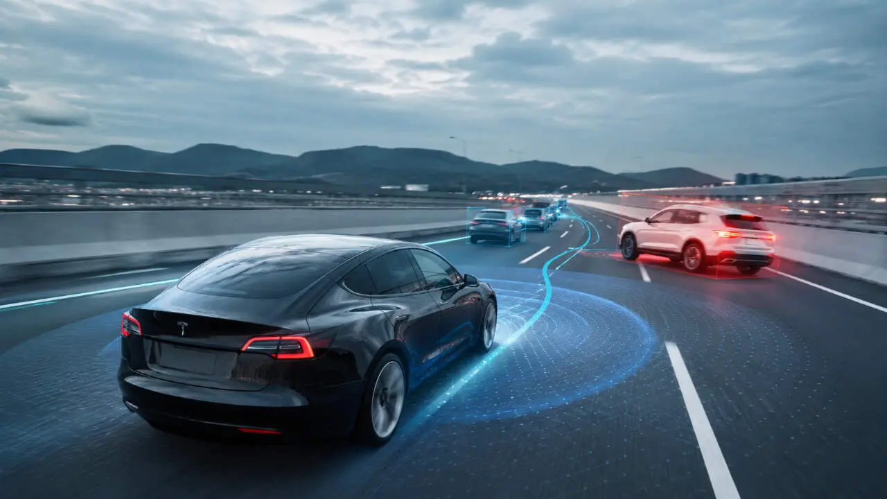 Nuevo Sistema FSD de Tesla que evita accidentes