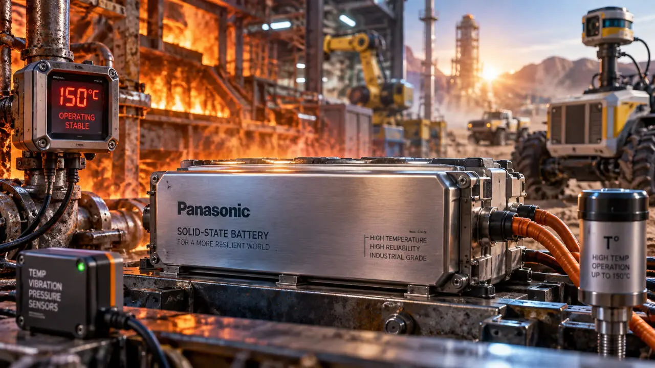batería de estado sólido de Panasonic