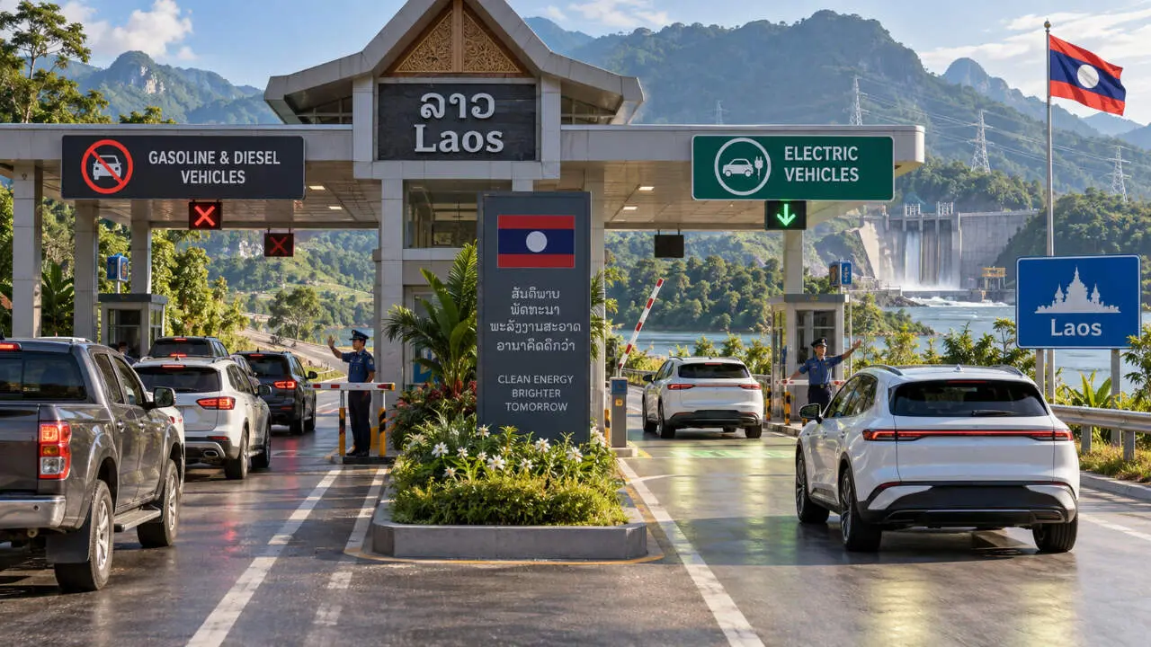 Laos solo acepta coches eléctricos