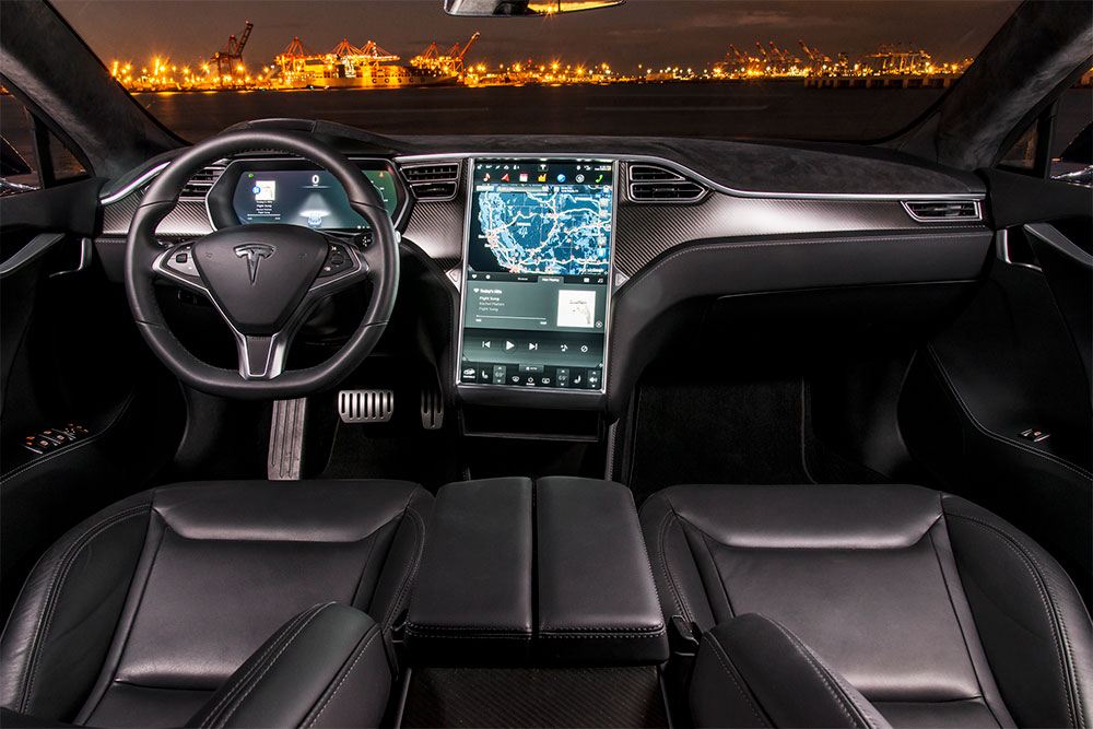 Interior del Tesla Model S