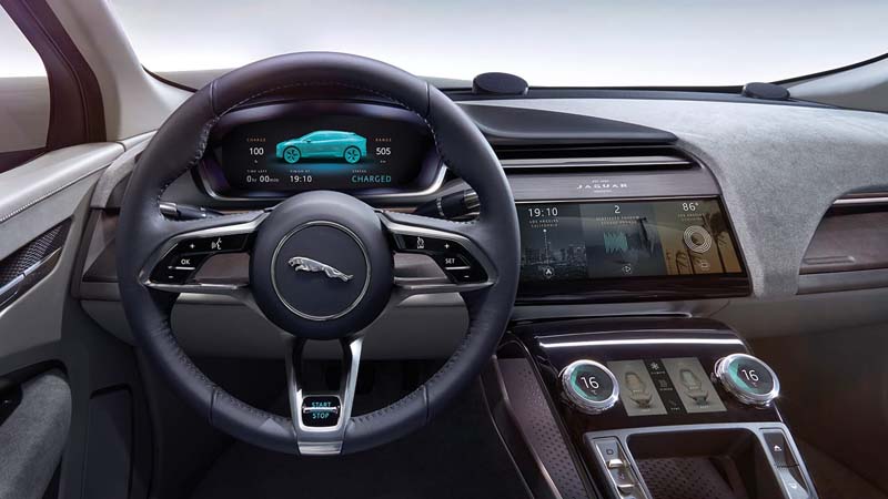 Interior del Jaguar i-Pace
