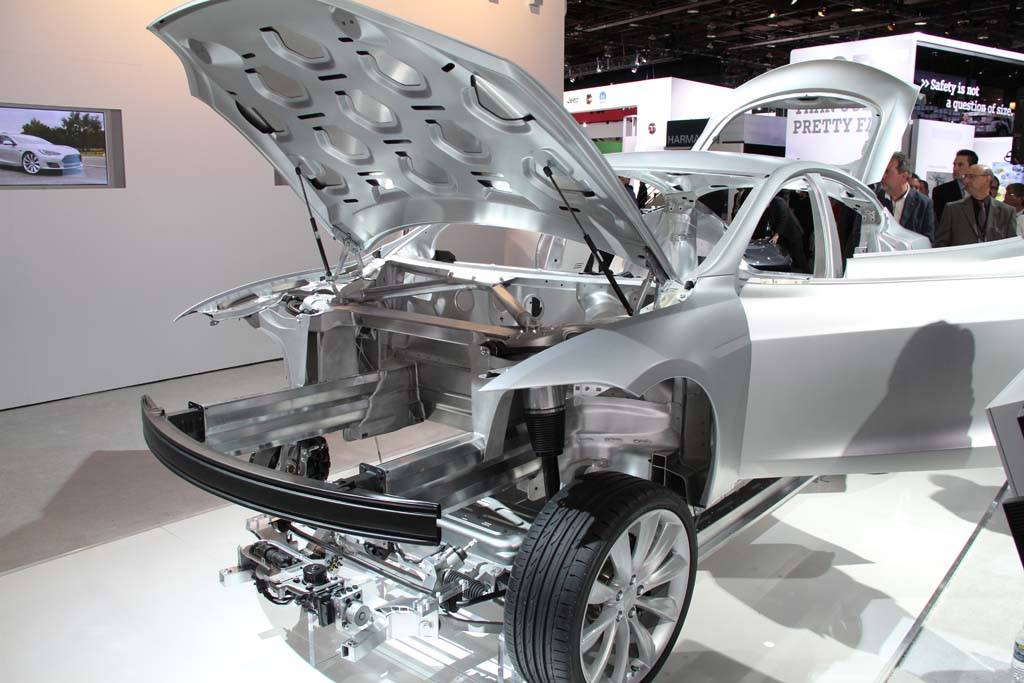 Estructura del Tesla Model 3