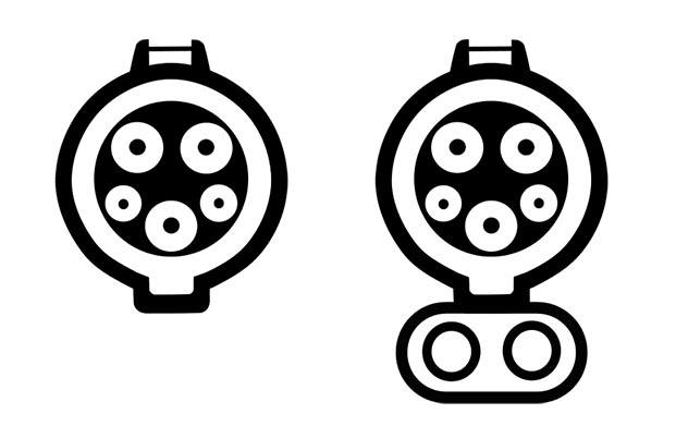 Conector Tipo 1 (SAE J1772)_AC-Lenta_DC-Rapida