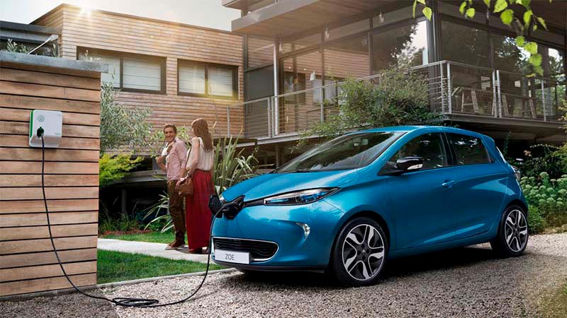 Imagen del Renault Zoe cargando