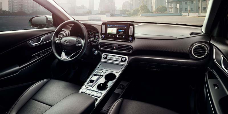 Interior del Hyundai KONA EV