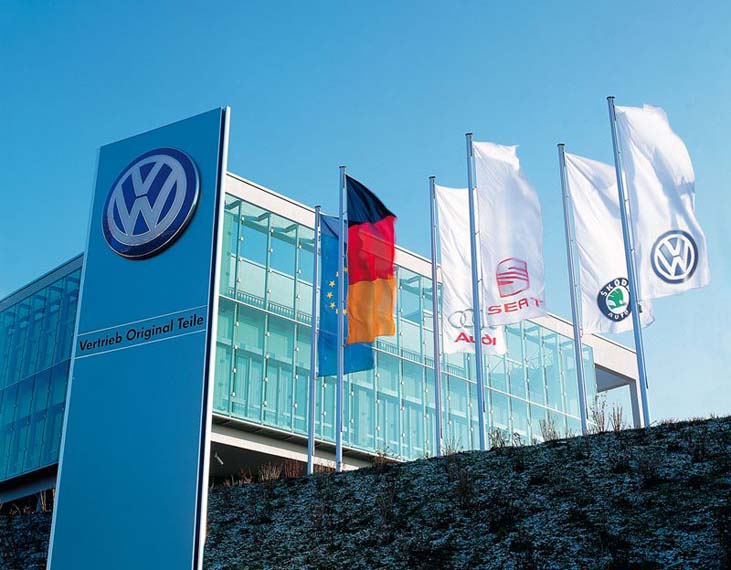 Imagen de la fábrica de Volkswagen (VW)