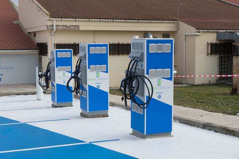 Punto de carga de Easycharger y Nissan en Aranda del Duero