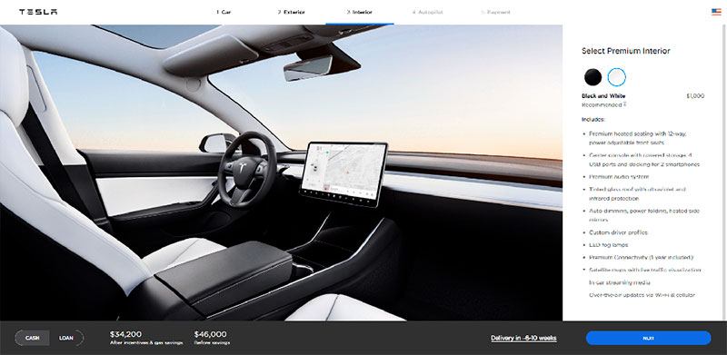 Interior "Black and white"
