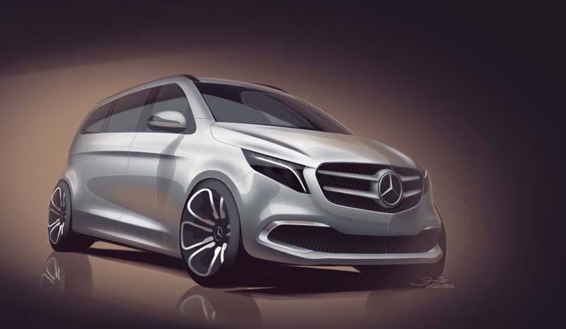 Boceto-Mercedes-Benz-V_Class-presentada-2019