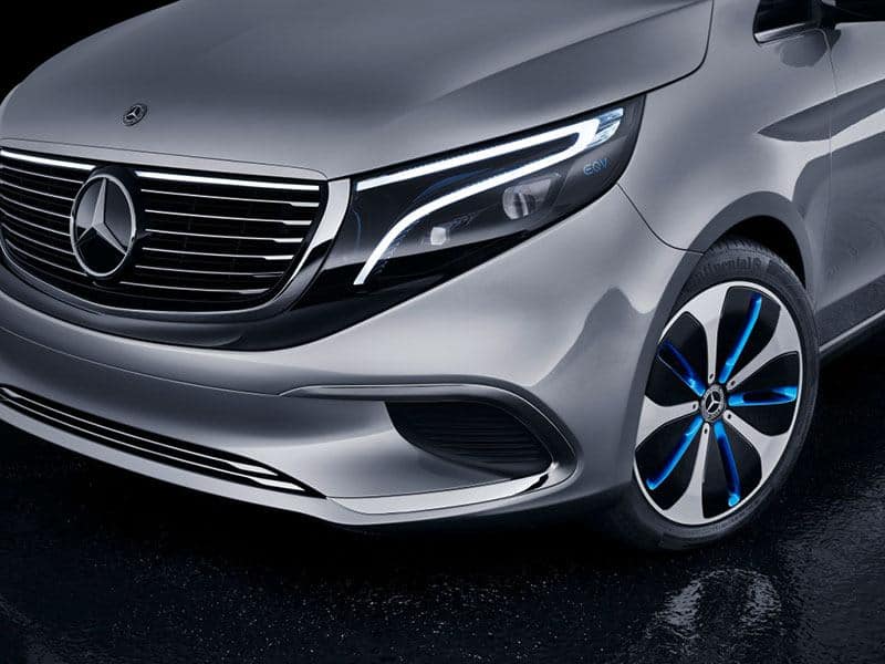 Mercedes-Benz EQV detalle de La Luz