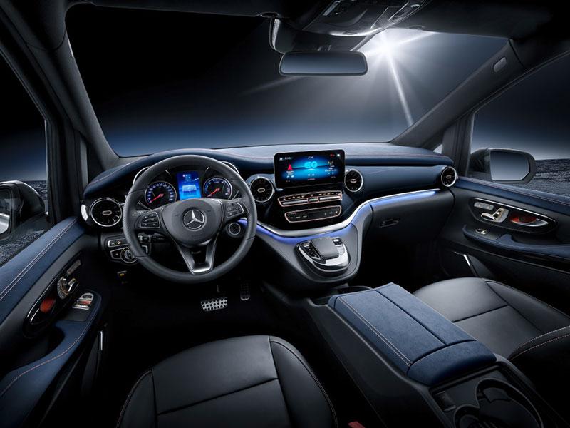 Mercedes-Benz EQV detalle interior