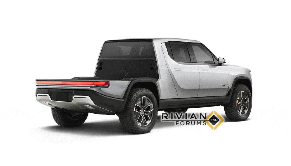 Rivian-R1T-animacion-configuraciones-posibles-simulacion-patente-sistema-cajas-modulares