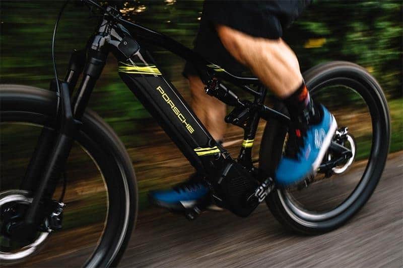 Porsche eBike, bicicleta eléctrica de Porsche, detalle de la batería