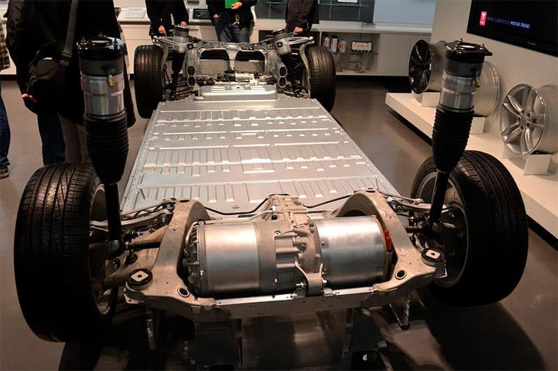 Motor eléctrico de un Tesla Model S