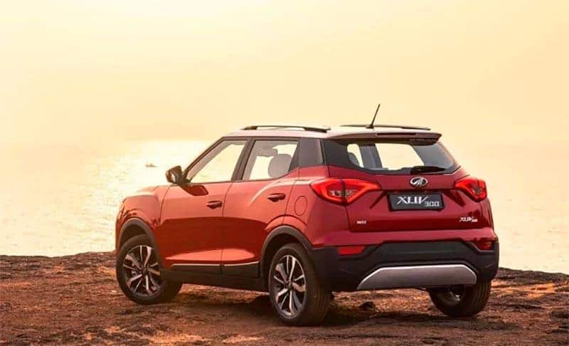 Trasera del Mahindra XUV300