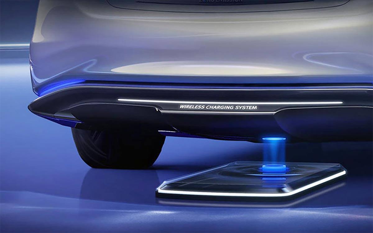 Carga inalámbrica para vehículos eléctricos.