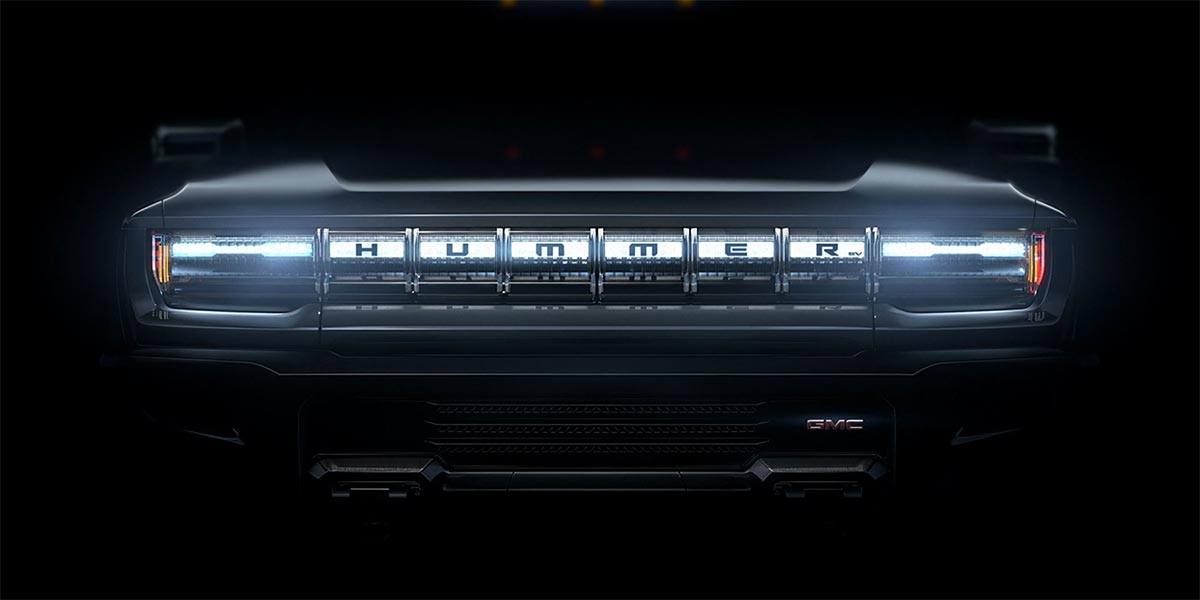 Foto del teaser de la Hummer eléctrica de GMC