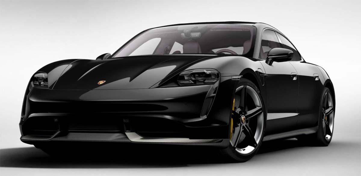 Porsche Taycan en Jet Black