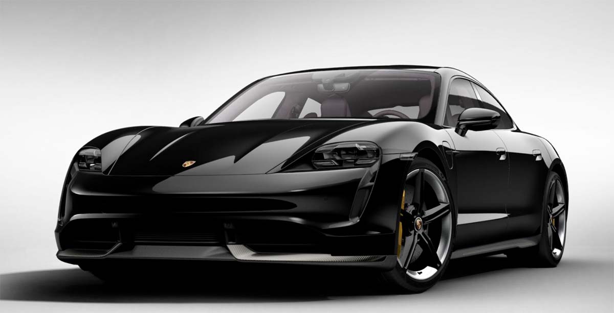 Porsche Taycan en Negro