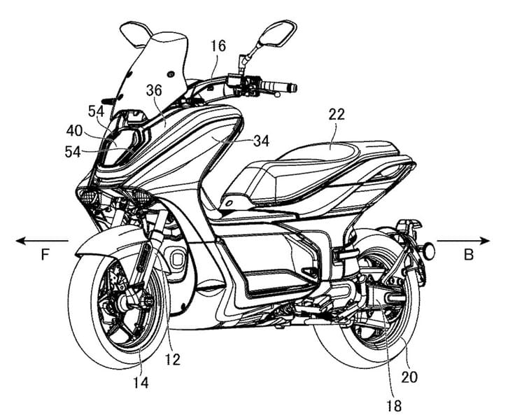 Patente-scooter-electrica-produccion-Yamaha-E01