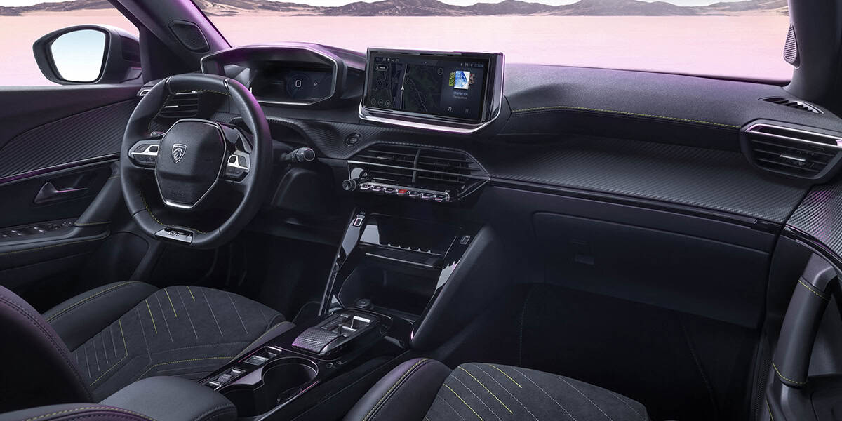 Interior del Peugeot e-2008