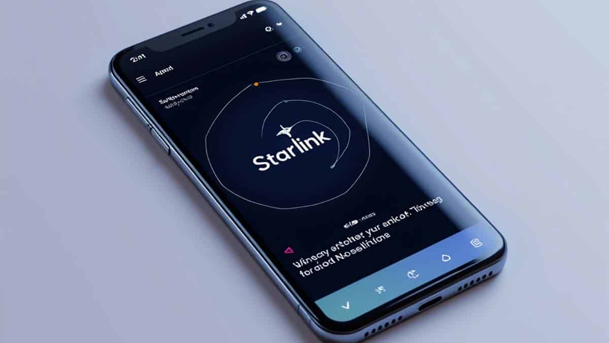 Starlink en un smartphone