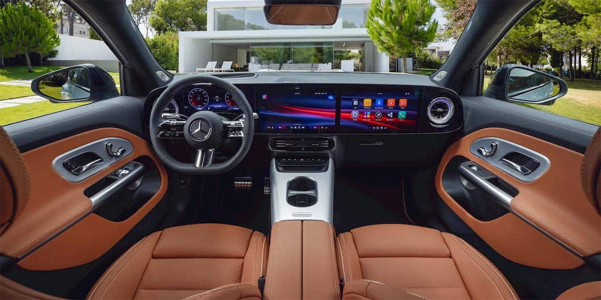 Interior del Mercedes GLB EV