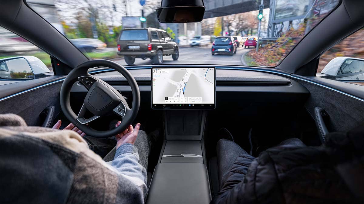 Pruebas del FSD Supervisado de Tesla en España