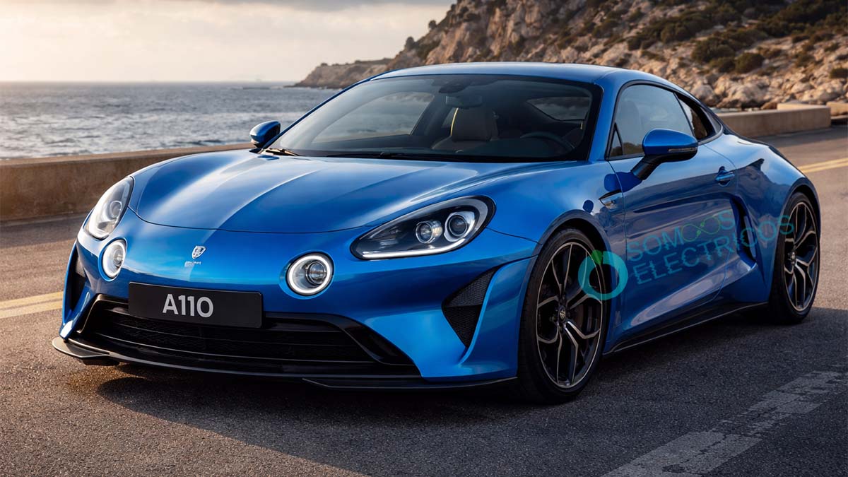 Recreación del futuro Alpine A110 eléctrico