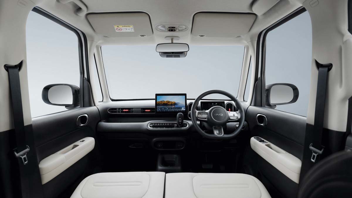 Primera imagen real del interior del BYD Racco