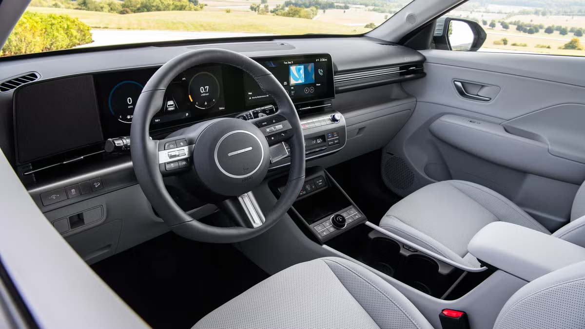 Interior del Hyundai Kona eléctrico